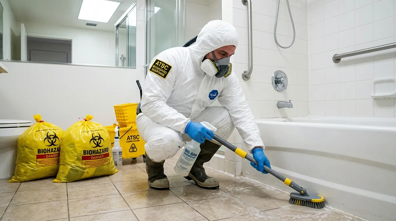 Decontamination equipment deployed for Blood Cleanup in Rumson